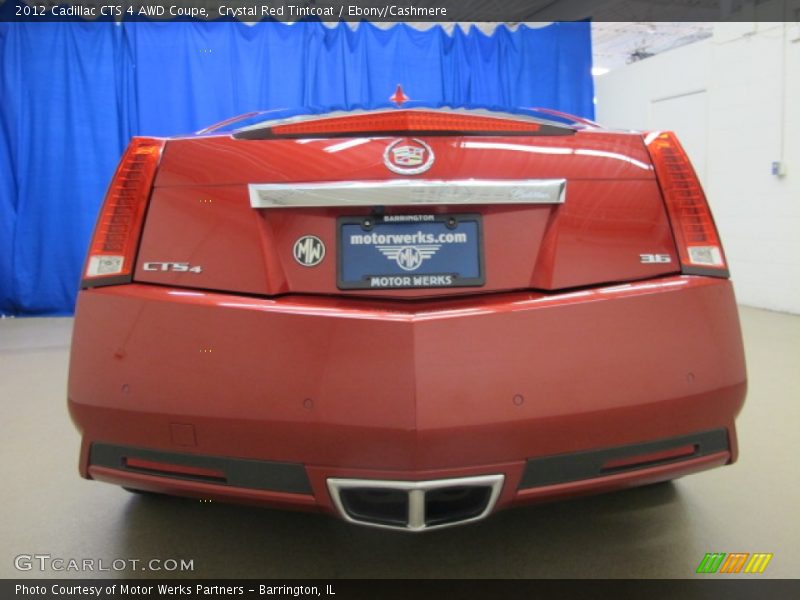 Crystal Red Tintcoat / Ebony/Cashmere 2012 Cadillac CTS 4 AWD Coupe