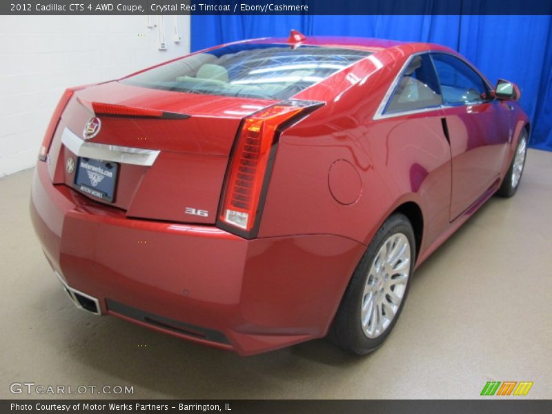 Crystal Red Tintcoat / Ebony/Cashmere 2012 Cadillac CTS 4 AWD Coupe