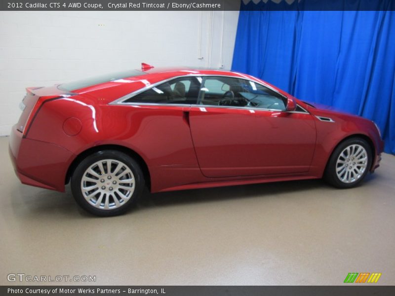 Crystal Red Tintcoat / Ebony/Cashmere 2012 Cadillac CTS 4 AWD Coupe