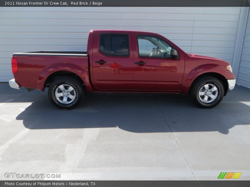 Red Brick / Beige 2011 Nissan Frontier SV Crew Cab