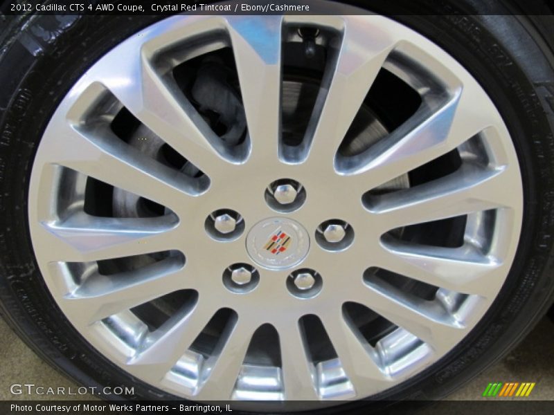 Crystal Red Tintcoat / Ebony/Cashmere 2012 Cadillac CTS 4 AWD Coupe