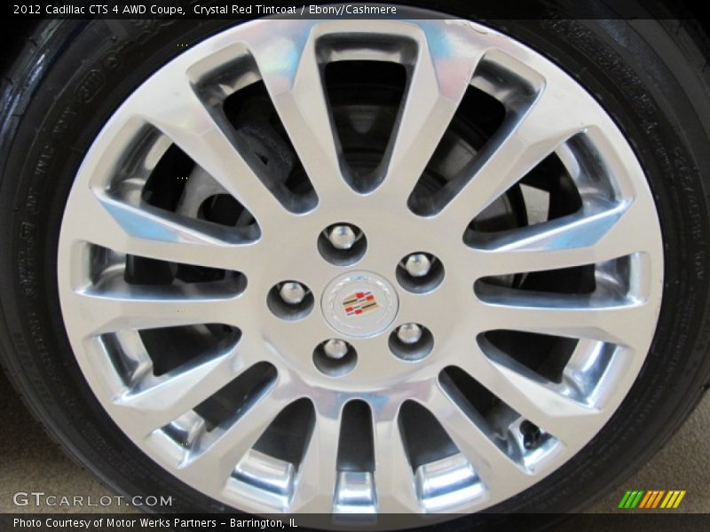 Crystal Red Tintcoat / Ebony/Cashmere 2012 Cadillac CTS 4 AWD Coupe