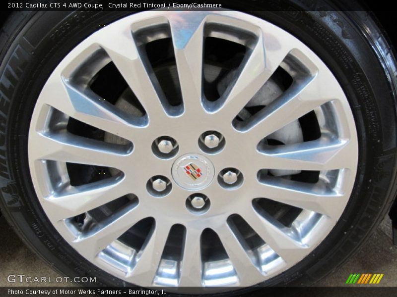 Crystal Red Tintcoat / Ebony/Cashmere 2012 Cadillac CTS 4 AWD Coupe