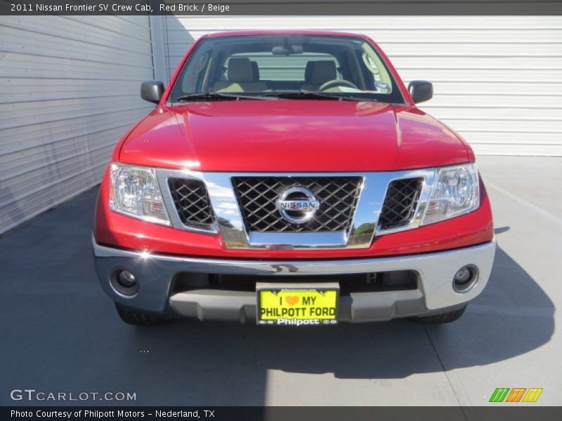 Red Brick / Beige 2011 Nissan Frontier SV Crew Cab