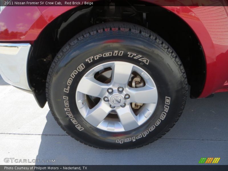 Red Brick / Beige 2011 Nissan Frontier SV Crew Cab