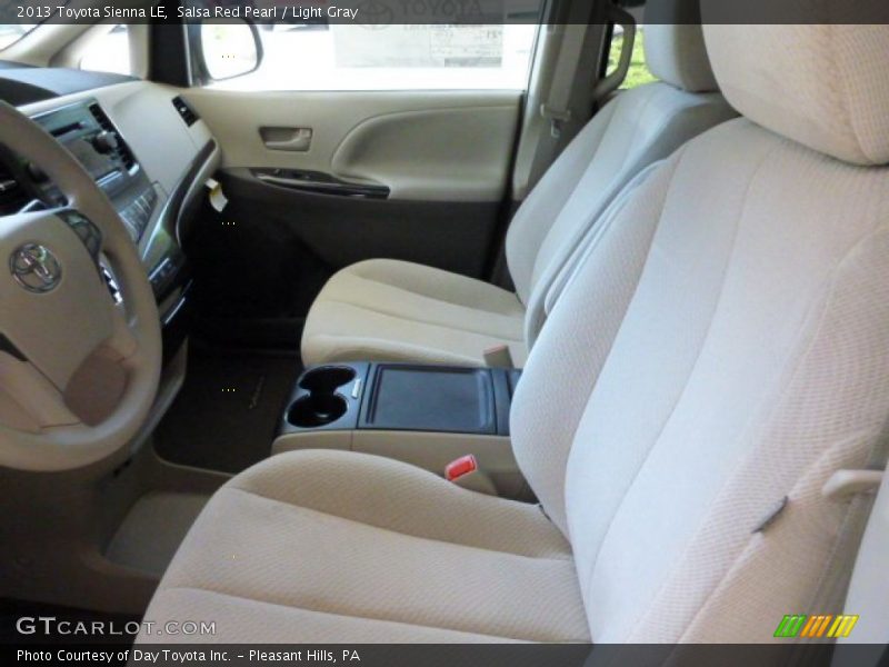 Salsa Red Pearl / Light Gray 2013 Toyota Sienna LE