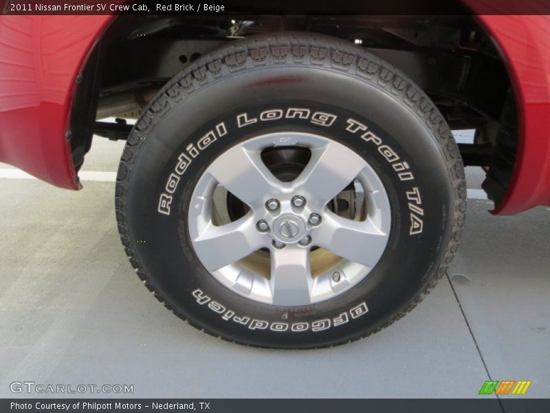 Red Brick / Beige 2011 Nissan Frontier SV Crew Cab