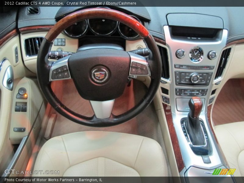 Crystal Red Tintcoat / Ebony/Cashmere 2012 Cadillac CTS 4 AWD Coupe
