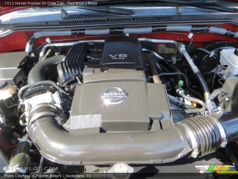 Red Brick / Beige 2011 Nissan Frontier SV Crew Cab