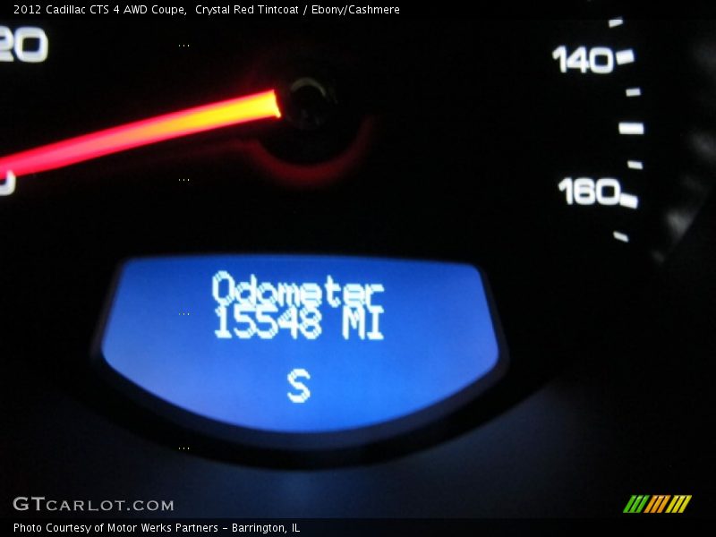 Crystal Red Tintcoat / Ebony/Cashmere 2012 Cadillac CTS 4 AWD Coupe