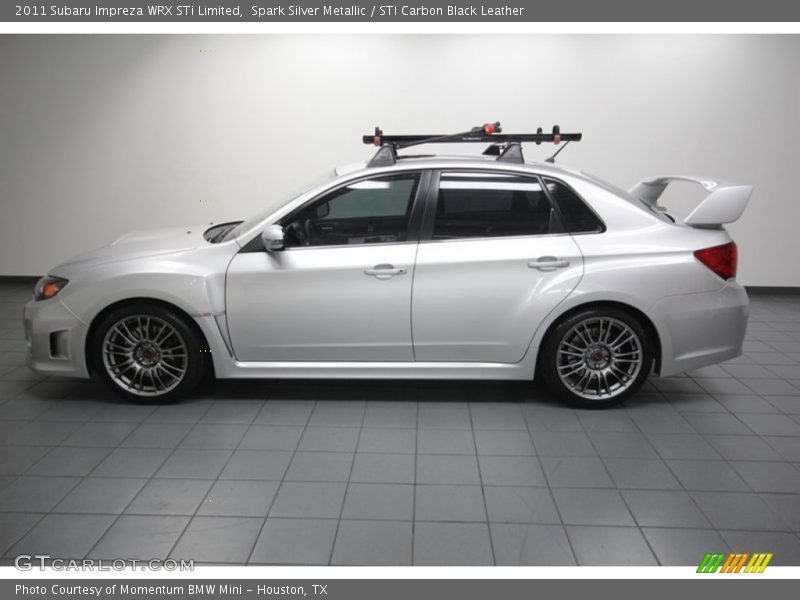 Spark Silver Metallic / STI Carbon Black Leather 2011 Subaru Impreza WRX STi Limited
