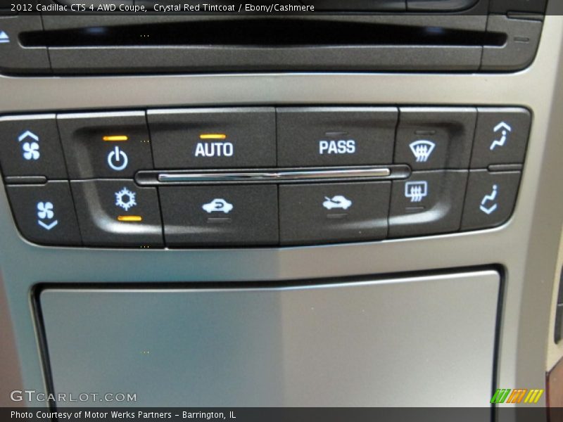 Crystal Red Tintcoat / Ebony/Cashmere 2012 Cadillac CTS 4 AWD Coupe
