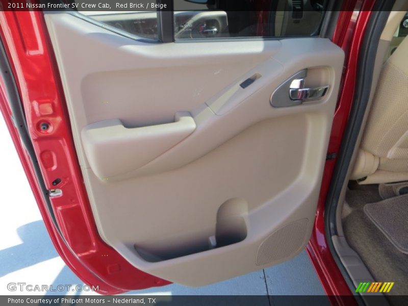 Red Brick / Beige 2011 Nissan Frontier SV Crew Cab
