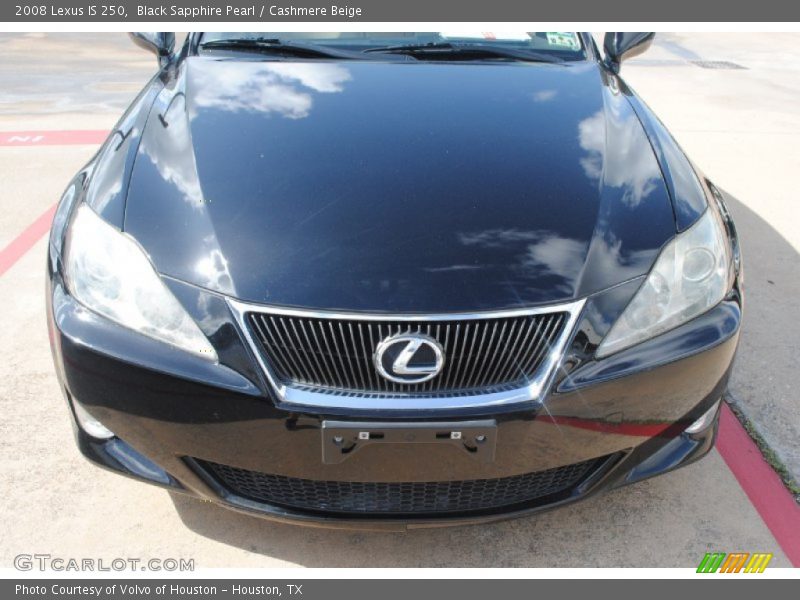 Black Sapphire Pearl / Cashmere Beige 2008 Lexus IS 250