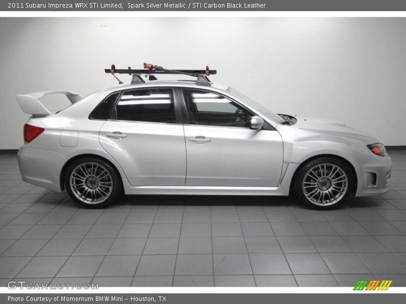 Spark Silver Metallic / STI Carbon Black Leather 2011 Subaru Impreza WRX STi Limited