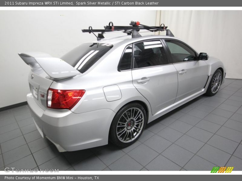 Spark Silver Metallic / STI Carbon Black Leather 2011 Subaru Impreza WRX STi Limited