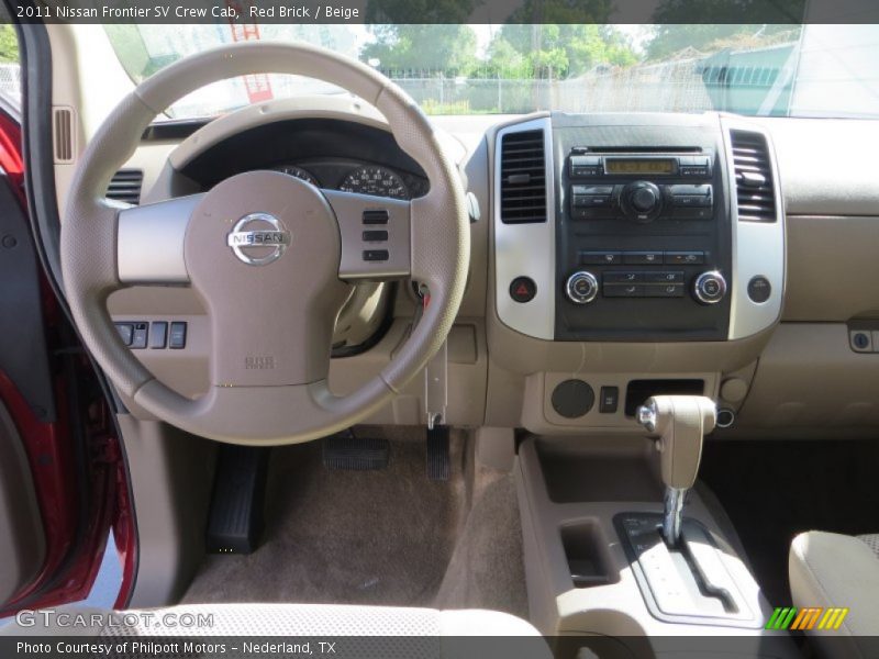Red Brick / Beige 2011 Nissan Frontier SV Crew Cab