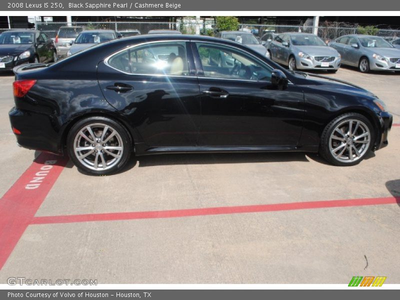 Black Sapphire Pearl / Cashmere Beige 2008 Lexus IS 250