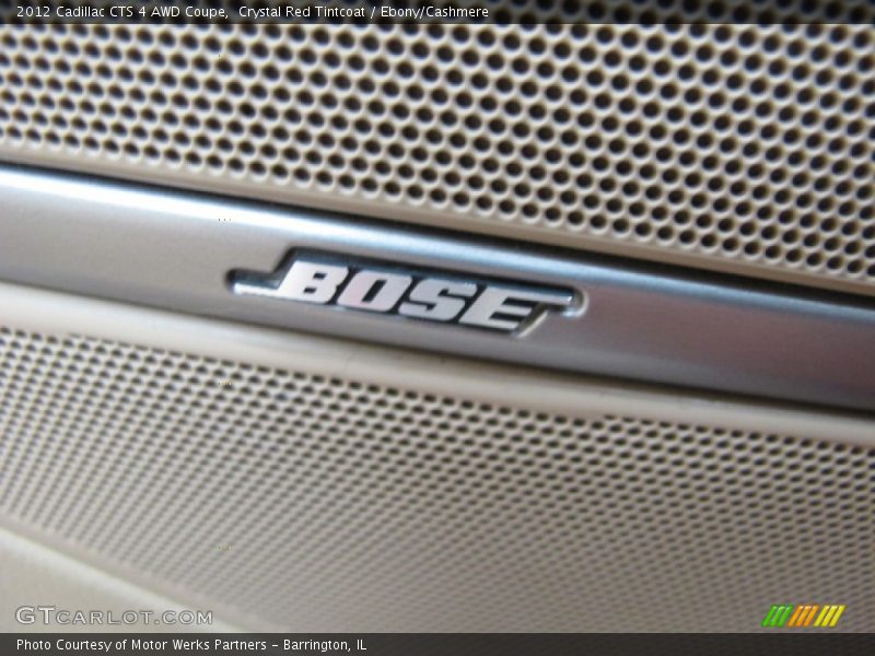 Crystal Red Tintcoat / Ebony/Cashmere 2012 Cadillac CTS 4 AWD Coupe