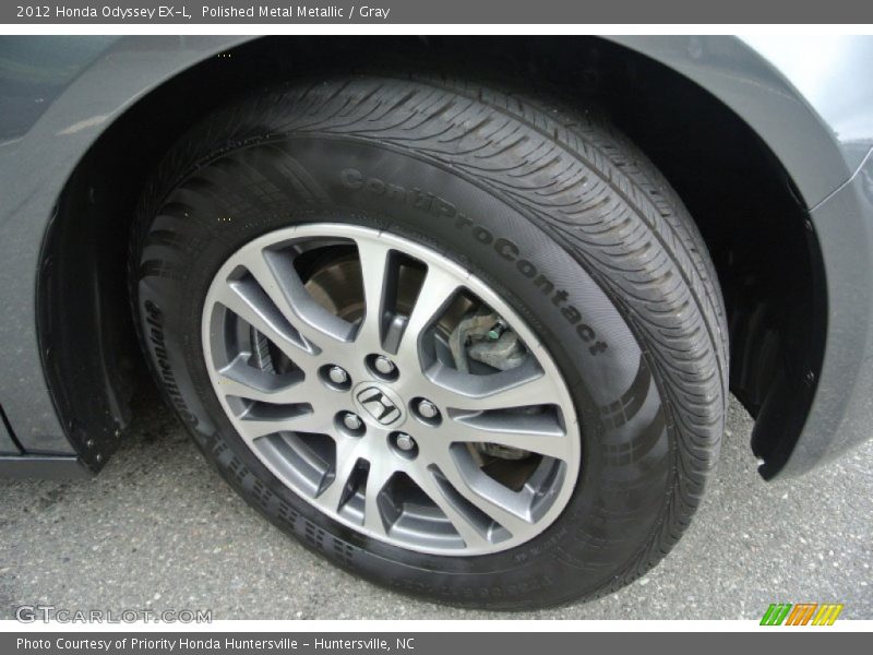 Polished Metal Metallic / Gray 2012 Honda Odyssey EX-L