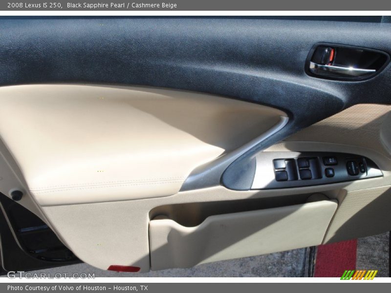 Black Sapphire Pearl / Cashmere Beige 2008 Lexus IS 250