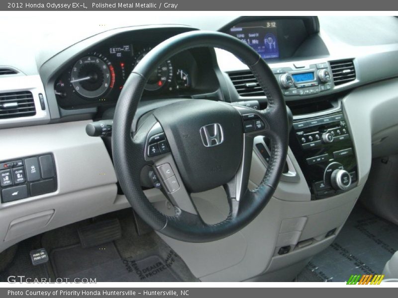 Polished Metal Metallic / Gray 2012 Honda Odyssey EX-L