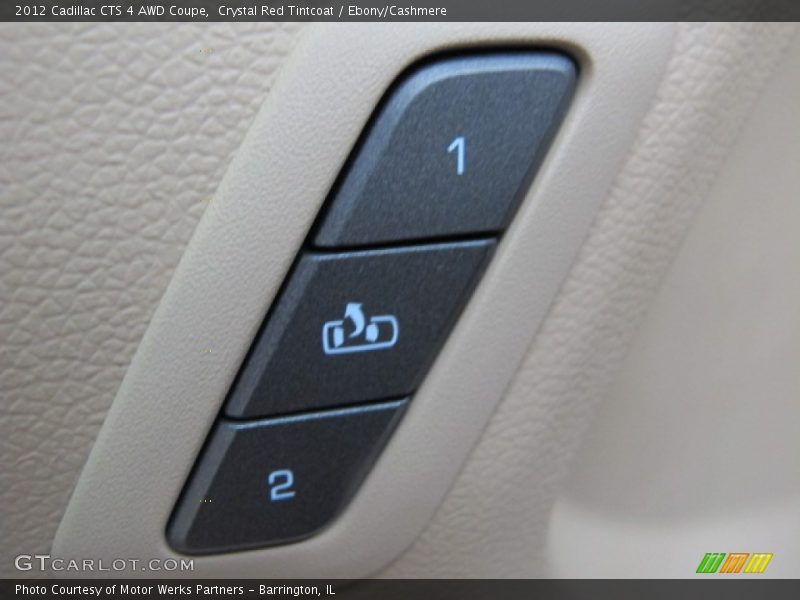 Crystal Red Tintcoat / Ebony/Cashmere 2012 Cadillac CTS 4 AWD Coupe
