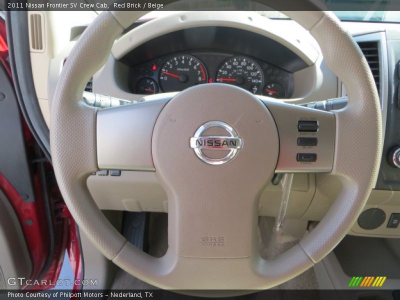 Red Brick / Beige 2011 Nissan Frontier SV Crew Cab