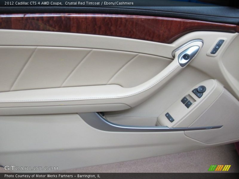 Crystal Red Tintcoat / Ebony/Cashmere 2012 Cadillac CTS 4 AWD Coupe