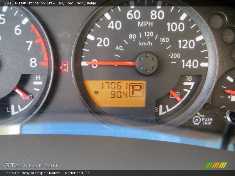 Red Brick / Beige 2011 Nissan Frontier SV Crew Cab
