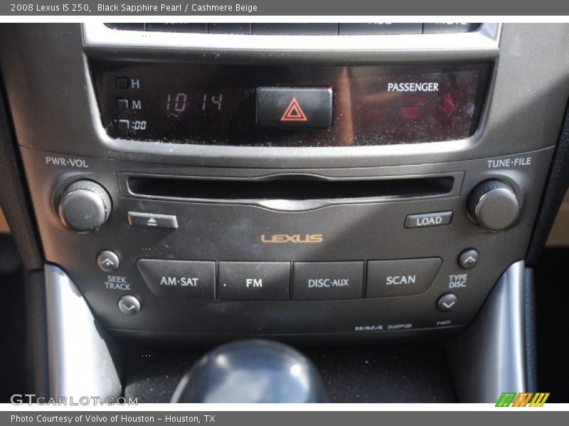 Black Sapphire Pearl / Cashmere Beige 2008 Lexus IS 250