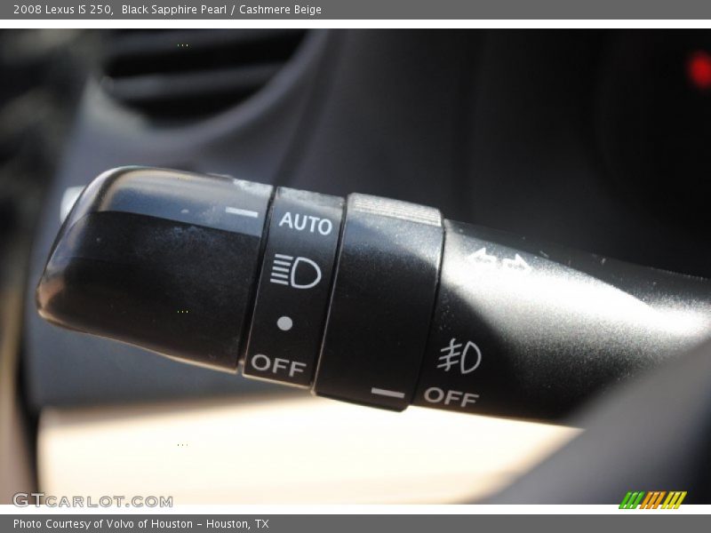 Black Sapphire Pearl / Cashmere Beige 2008 Lexus IS 250