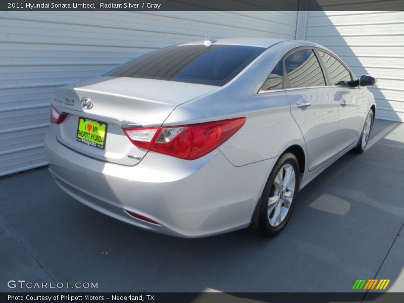 Radiant Silver / Gray 2011 Hyundai Sonata Limited