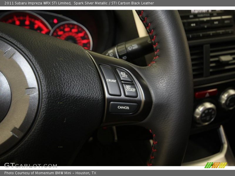 Spark Silver Metallic / STI Carbon Black Leather 2011 Subaru Impreza WRX STi Limited