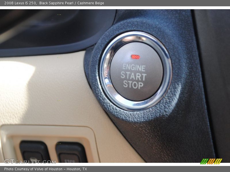 Black Sapphire Pearl / Cashmere Beige 2008 Lexus IS 250
