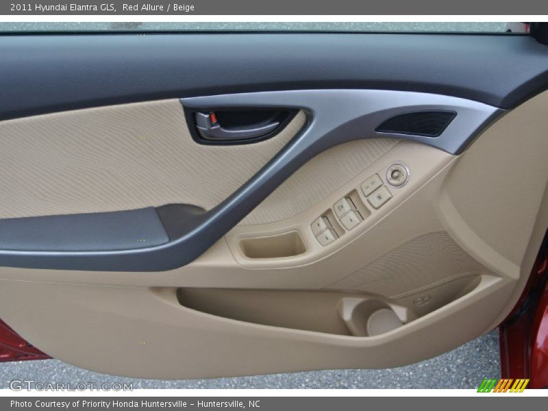 Red Allure / Beige 2011 Hyundai Elantra GLS