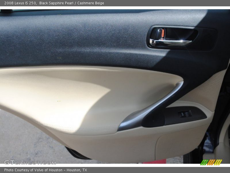 Black Sapphire Pearl / Cashmere Beige 2008 Lexus IS 250