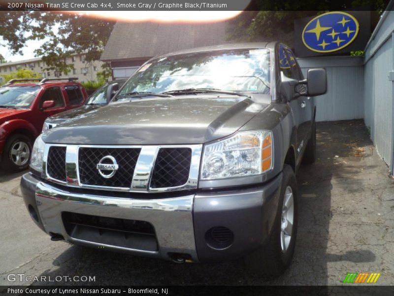 Smoke Gray / Graphite Black/Titanium 2007 Nissan Titan SE Crew Cab 4x4