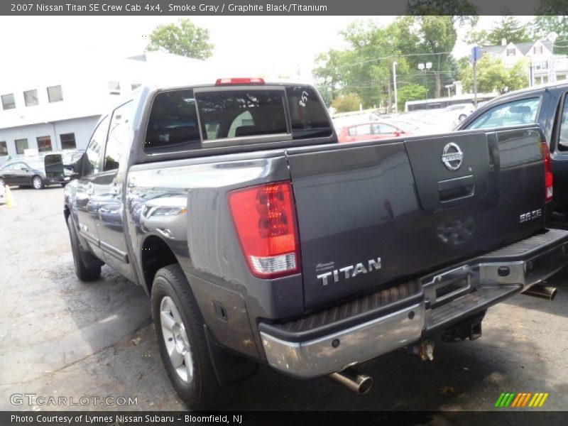 Smoke Gray / Graphite Black/Titanium 2007 Nissan Titan SE Crew Cab 4x4