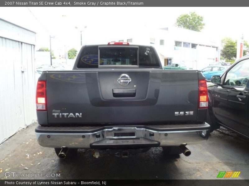 Smoke Gray / Graphite Black/Titanium 2007 Nissan Titan SE Crew Cab 4x4