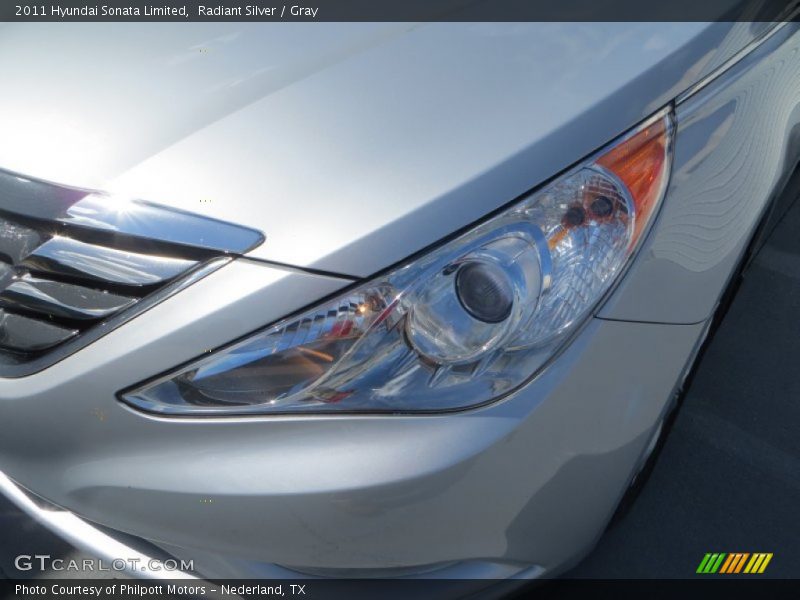 Radiant Silver / Gray 2011 Hyundai Sonata Limited