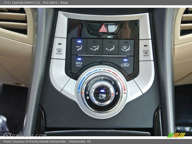Red Allure / Beige 2011 Hyundai Elantra GLS