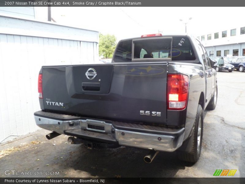 Smoke Gray / Graphite Black/Titanium 2007 Nissan Titan SE Crew Cab 4x4