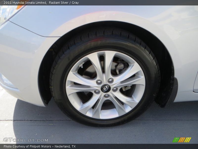 Radiant Silver / Gray 2011 Hyundai Sonata Limited