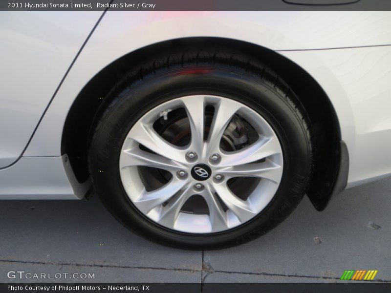 Radiant Silver / Gray 2011 Hyundai Sonata Limited