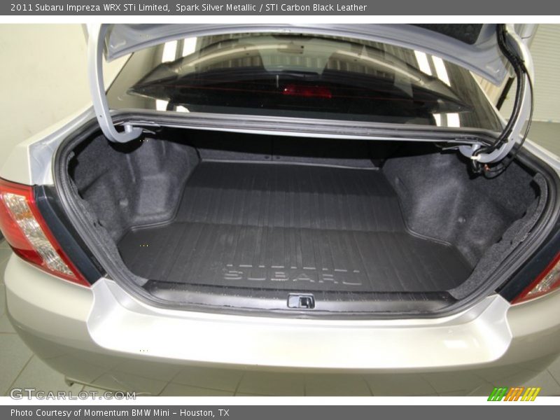 Spark Silver Metallic / STI Carbon Black Leather 2011 Subaru Impreza WRX STi Limited