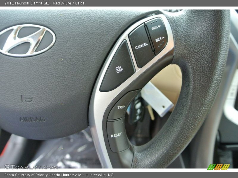 Red Allure / Beige 2011 Hyundai Elantra GLS