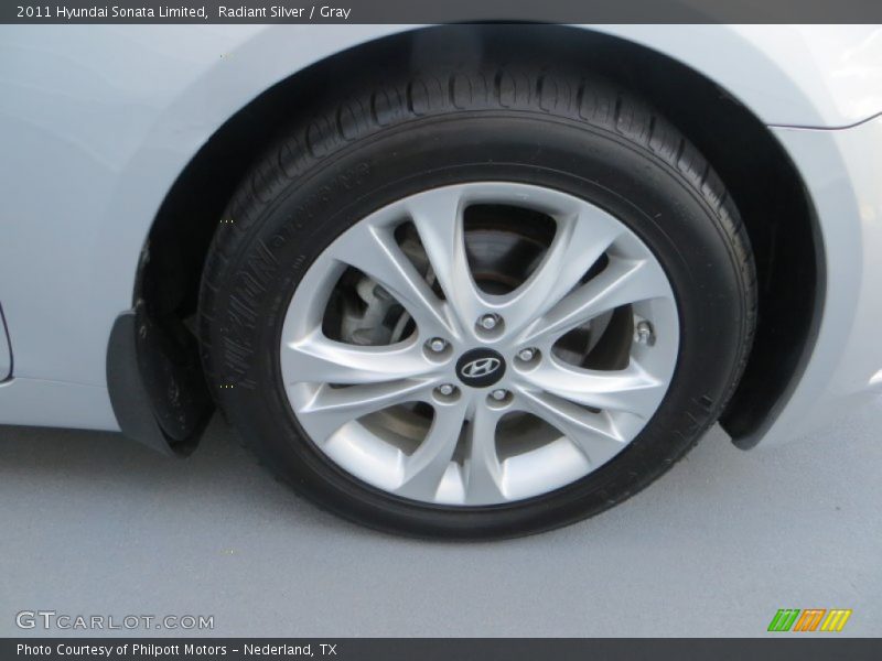Radiant Silver / Gray 2011 Hyundai Sonata Limited
