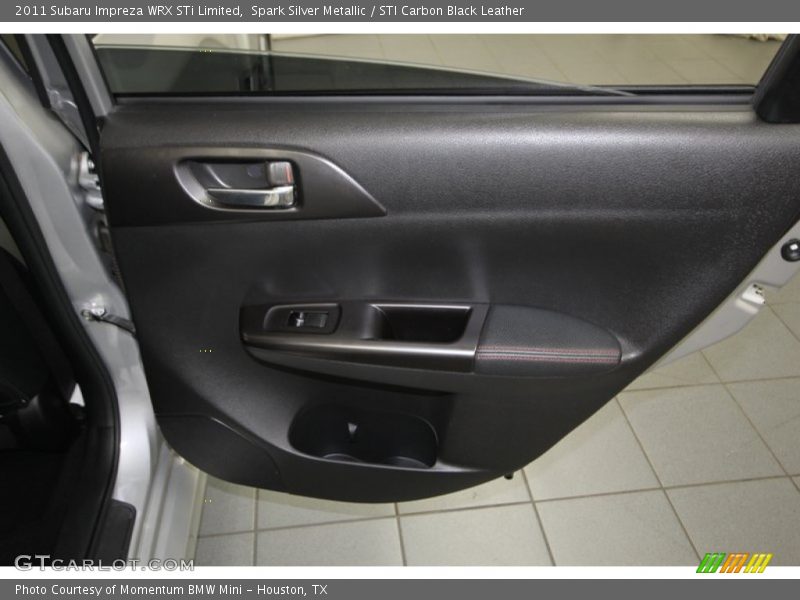Spark Silver Metallic / STI Carbon Black Leather 2011 Subaru Impreza WRX STi Limited