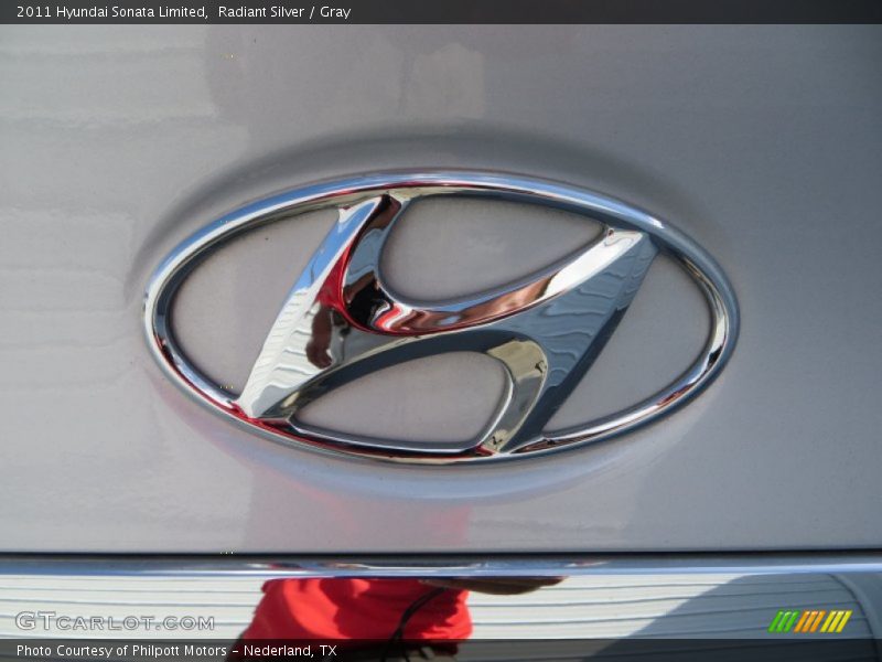 Radiant Silver / Gray 2011 Hyundai Sonata Limited